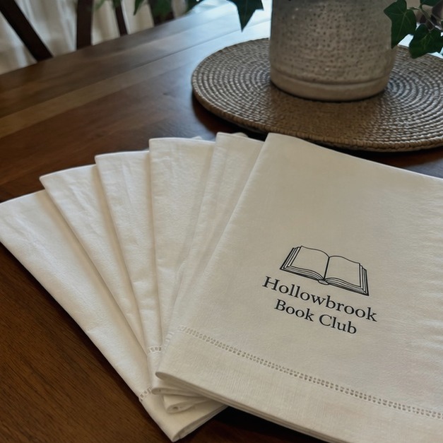 Personalized napkins — customer photo